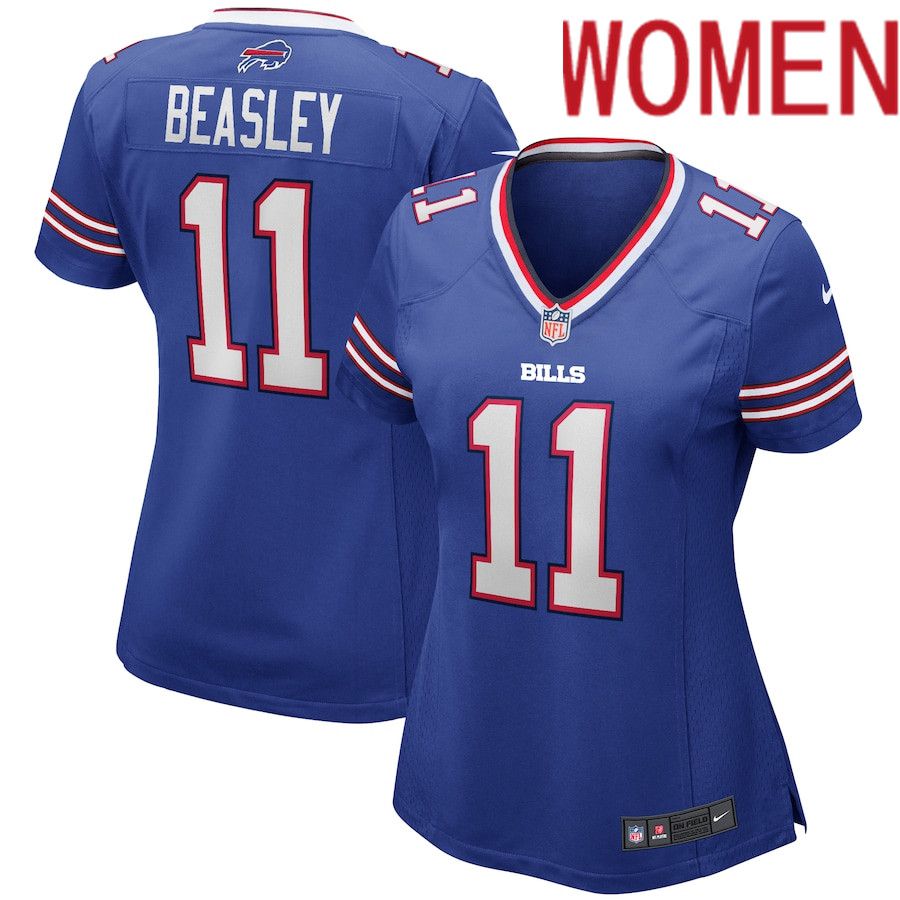 Women Buffalo Bills #11 Cole Beasley Nike Royal Player Game NFL Jersey->women nfl jersey->Women Jersey